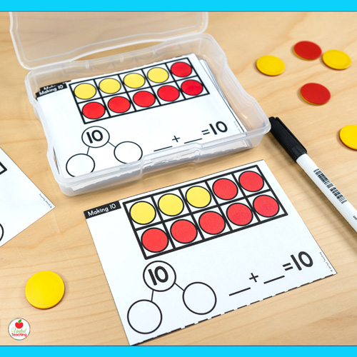 Making 10 Task Cards and Worksheets - Image 10