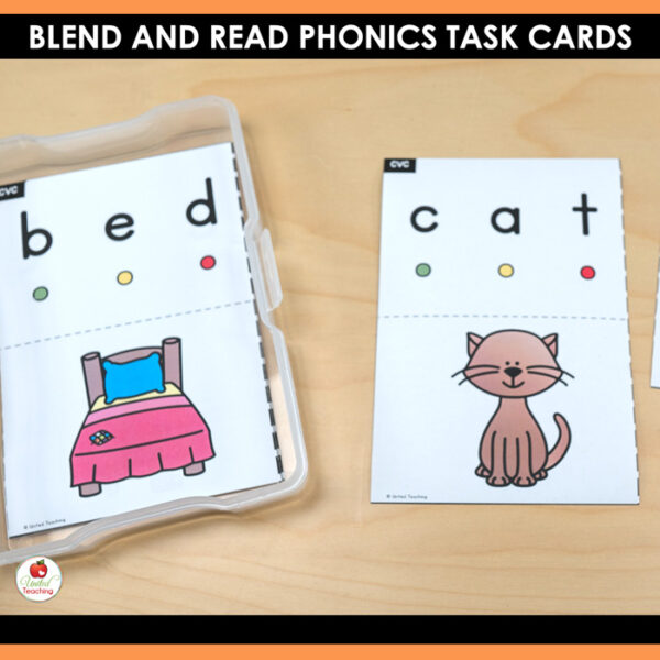 Segmenting and Blending Phonics Task Cards - Image 5