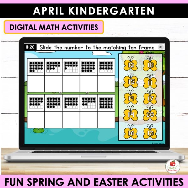 April Math and Literacy Activities for Kindergarten - Image 8