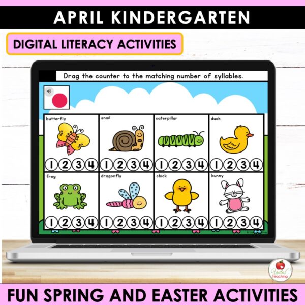 April Math and Literacy Activities for Kindergarten - Image 9