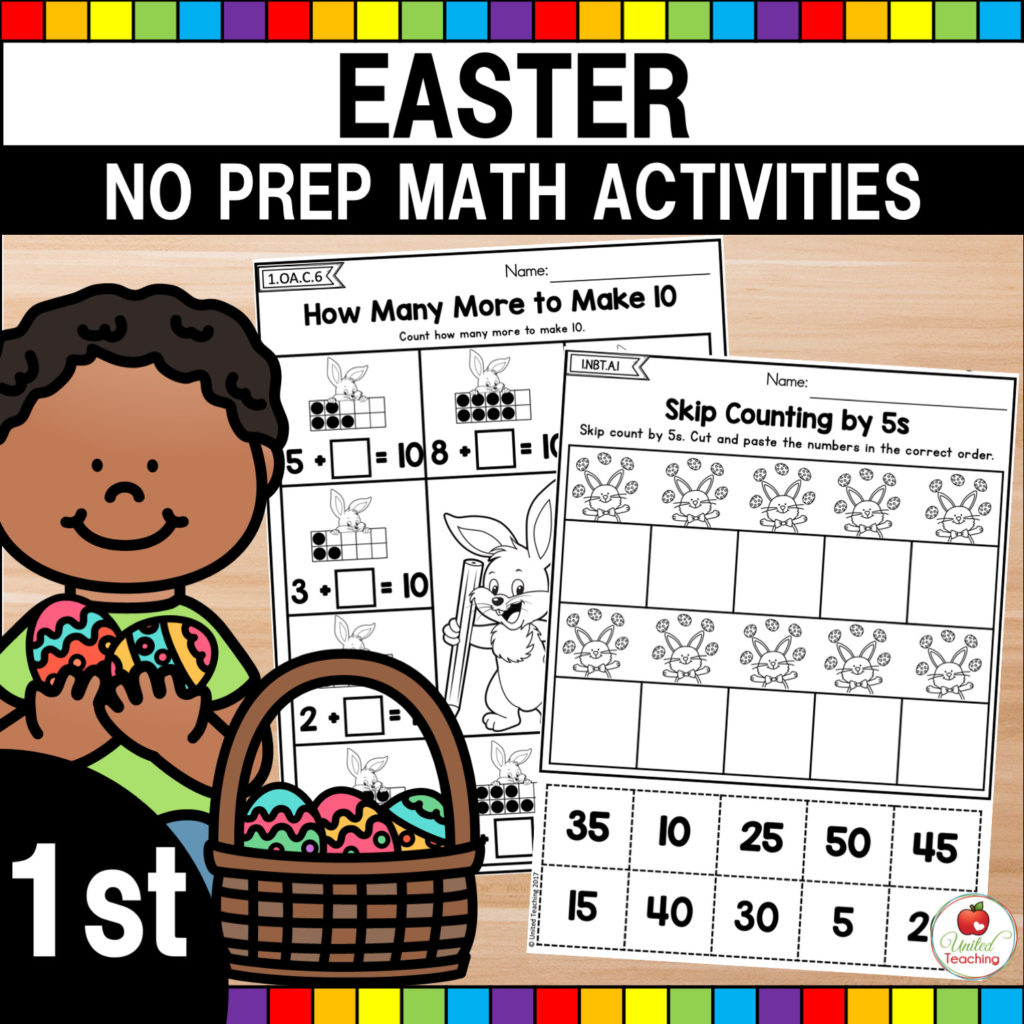 Easter Math Activities For First Grade