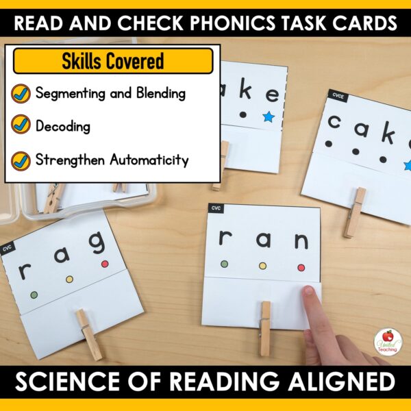 Read and Check Phonics Task Cards - Image 4