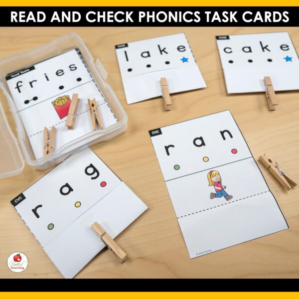 Read and Check Phonics Task Cards - Image 5