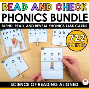 Read and Check Phonics Task Cards