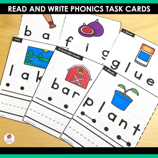 Read and Write Phonics Task Cards - Image 5