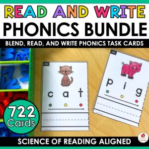 Read and Write Phonics Task Cards