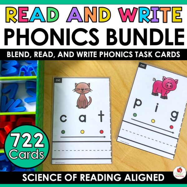 Read and Write Phonics Task Cards