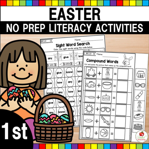 Easter-No-Prep-Activities-for-1st-Grade-Cover