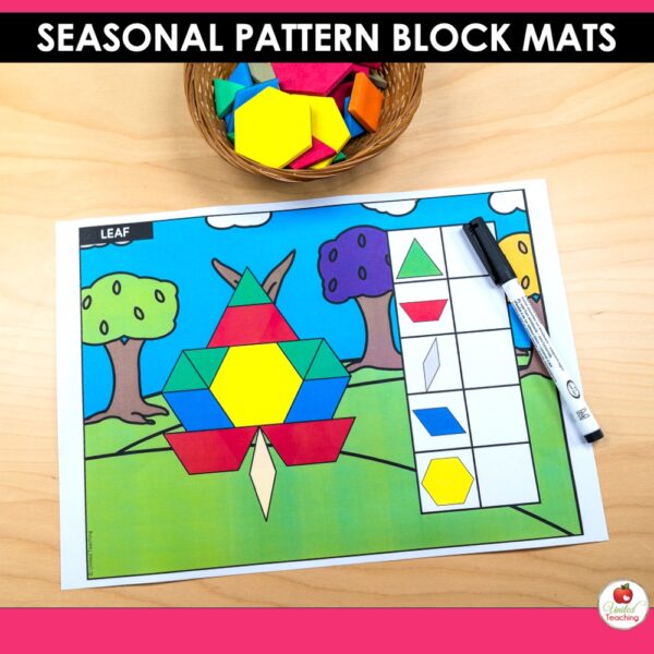 Pattern Block Puzzle Mats Seasonal Bundle - Image 7