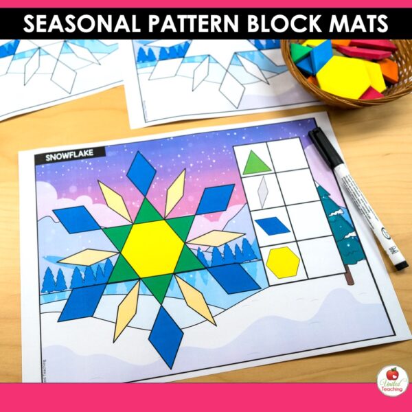Pattern Block Puzzle Mats Seasonal Bundle - Image 8