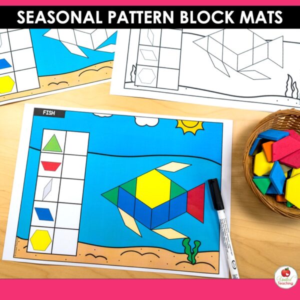 Pattern Block Puzzle Mats Seasonal Bundle - Image 10