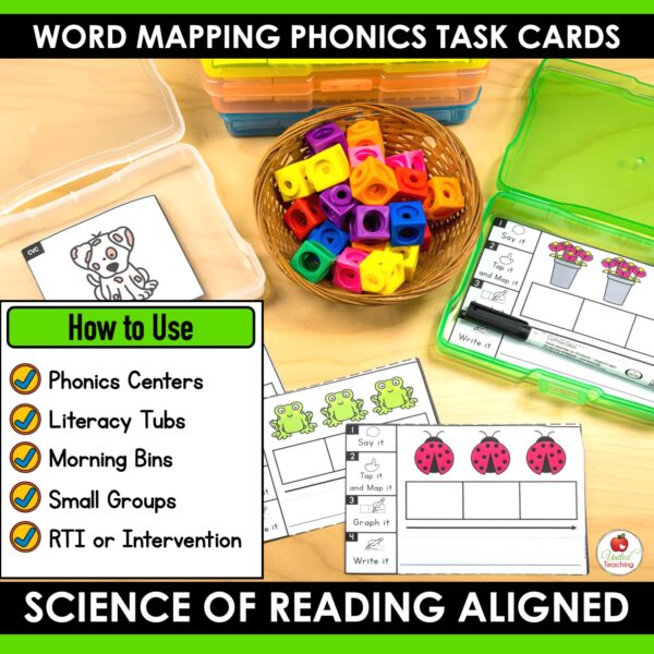 Word Mapping Task Cards Bundle - Image 4