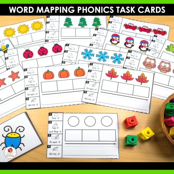 Word Mapping Task Cards Bundle - Image 6