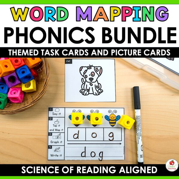 Word Mapping Task Cards Bundle