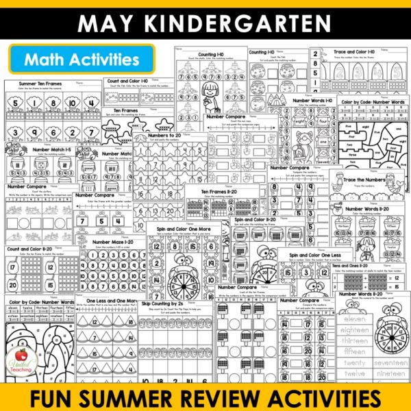 May Math and Literacy Activities for Kindergarten - Image 6