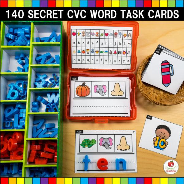 Secret-CVC-Words-with-matching-picture-cards