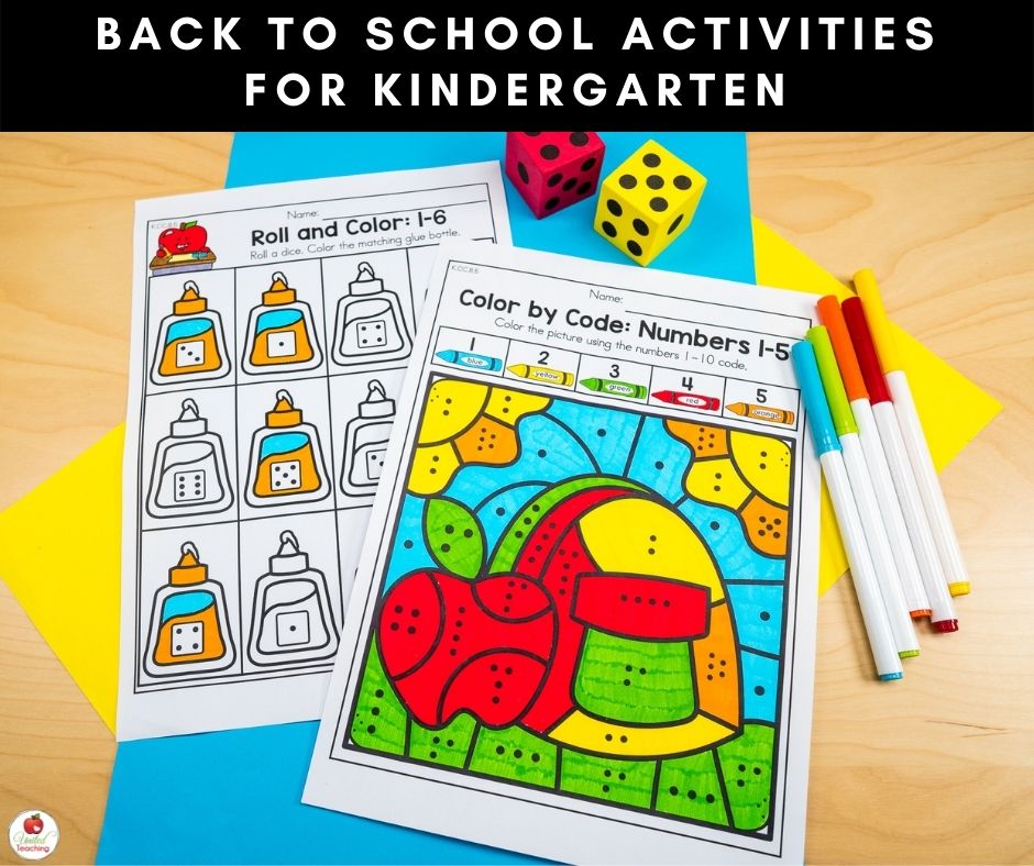 Beginning of the Year Activities for Kindergarten