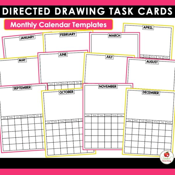 Directed Drawing Seasonal Task Cards - Image 5