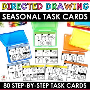 Directed Drawing Seasonal Task Cards