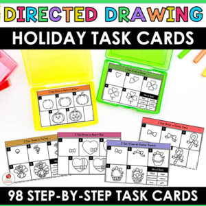 Directed Drawing Holiday Task Cards