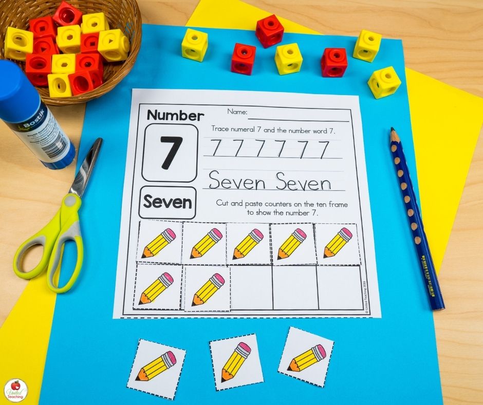 Number Worksheets for Beginning of the School Year