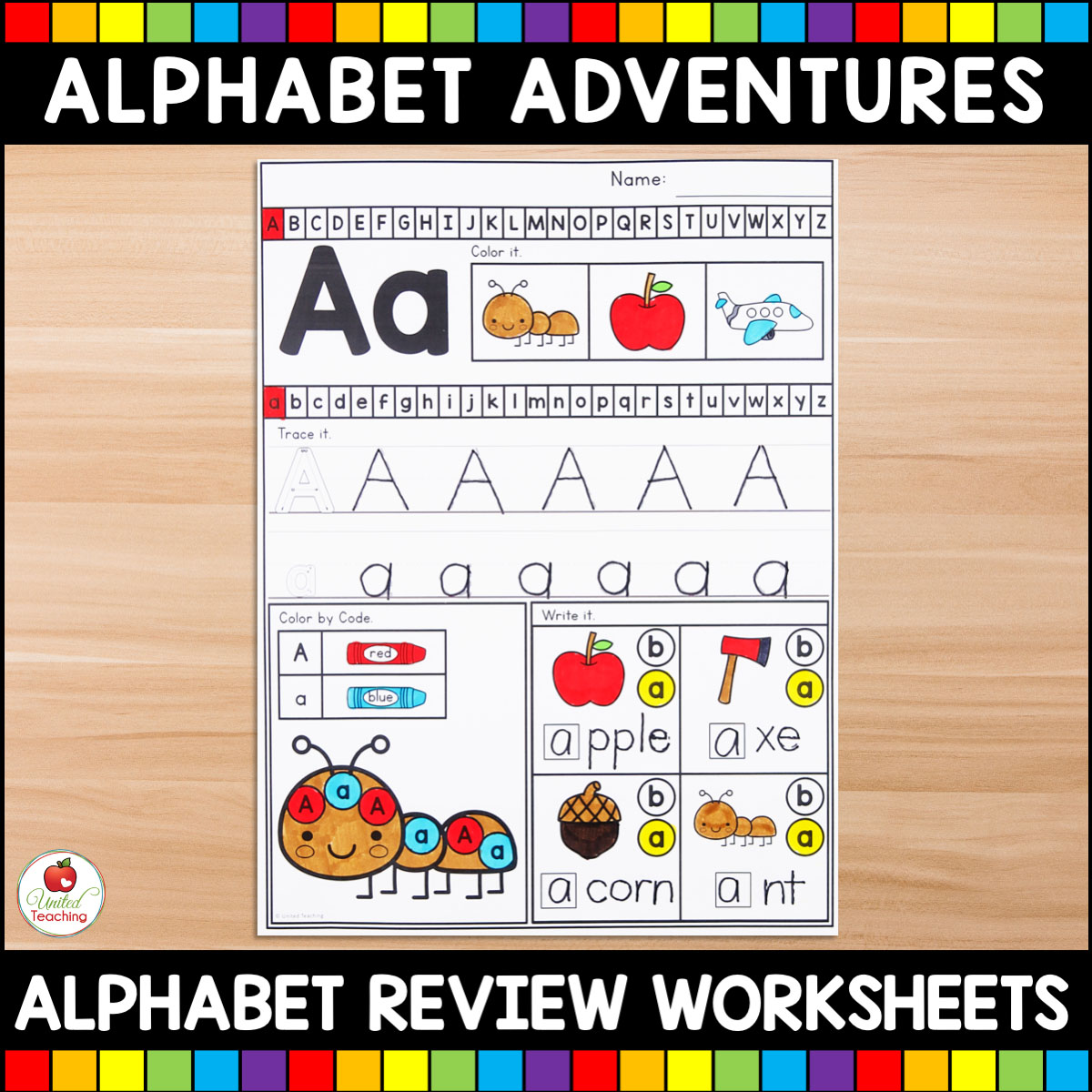 Letter Review Worksheets - Worksheets For Kindergarten