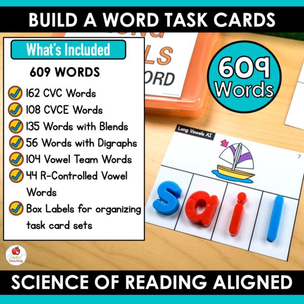 Build a Word Phonics Task Cards Bundle - Image 2