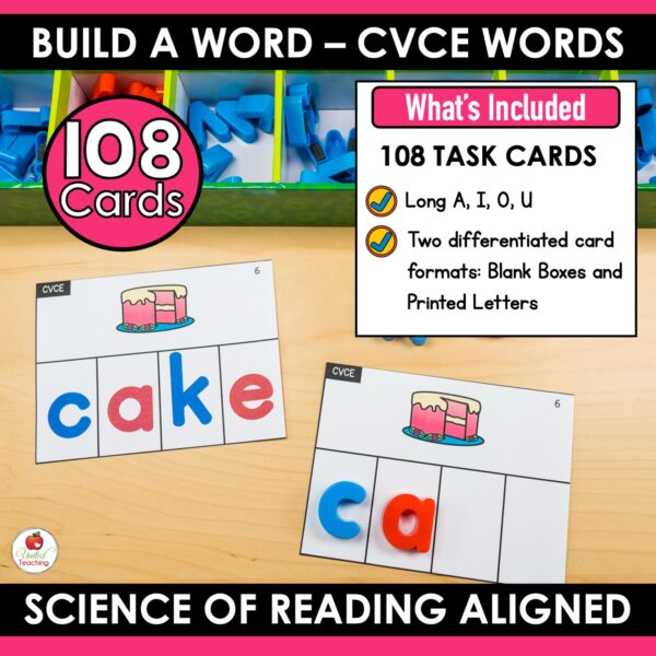 CVCE Word Building Task Cards - Image 2