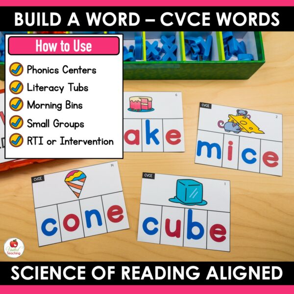 CVCE Word Building Task Cards - Image 3