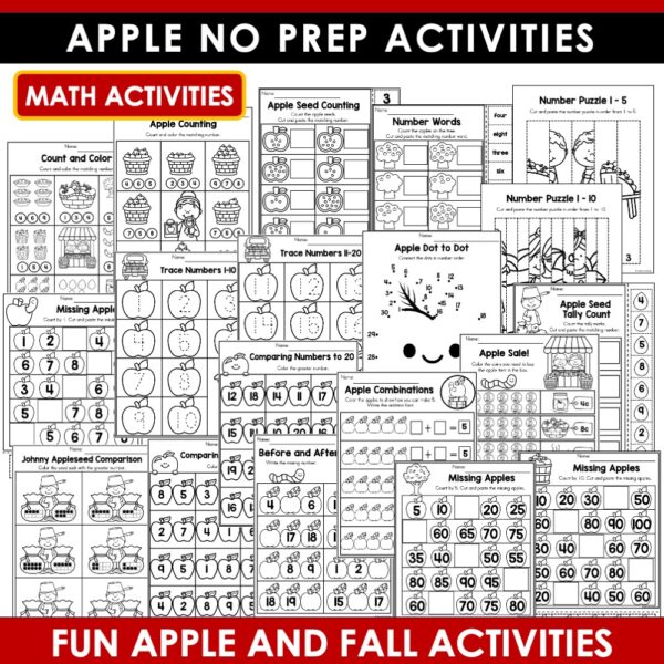 Apple No Prep Activities - Image 4