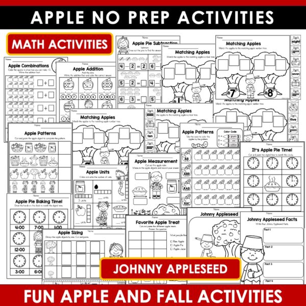 Apple No Prep Activities - Image 5