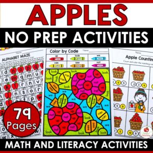 Apple No Prep Activities
