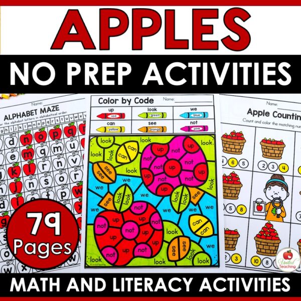 Apple No Prep Activities