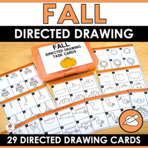Fall Directed Drawing Task Cards