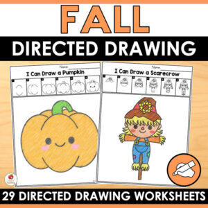 Fall Directed Drawing Worksheets