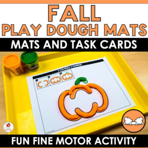 Fall Playdough Mats and Task Cards