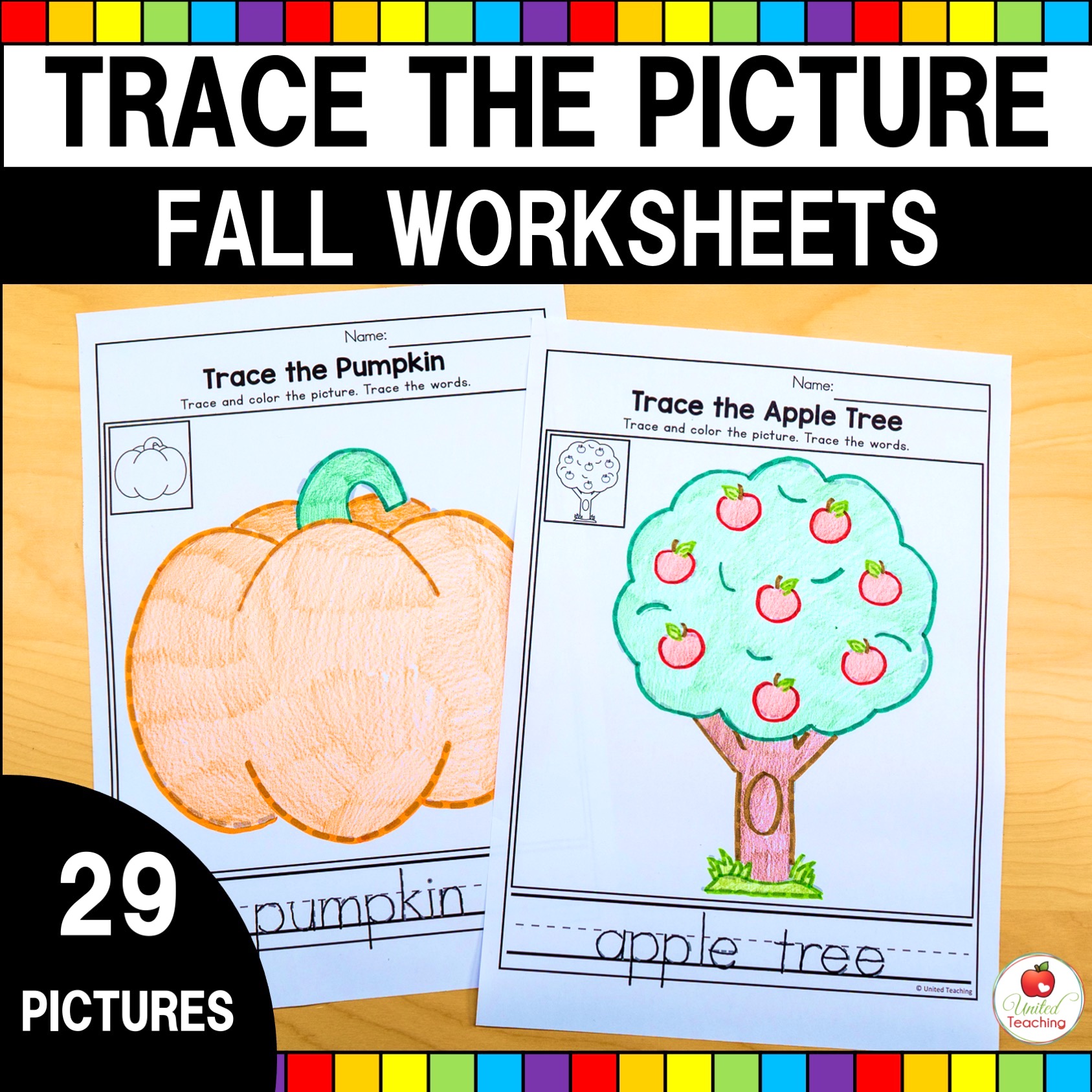 Fall Trace the Picture Cover
