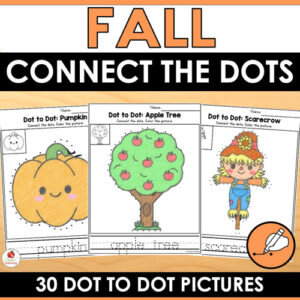Fall Connect the Dots Worksheets