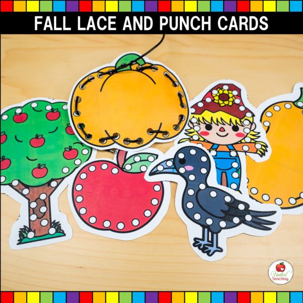Fall Lace and Punch Color Cards