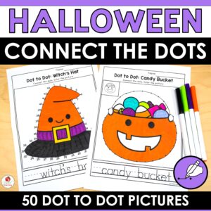 Halloween Connect the Dots Worksheets