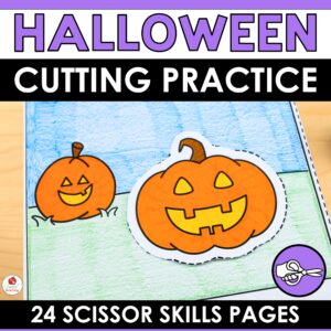 Halloween Cut and Paste Worksheets