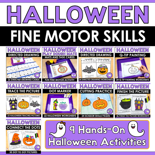 Halloween Fine Motor Skills Bundle