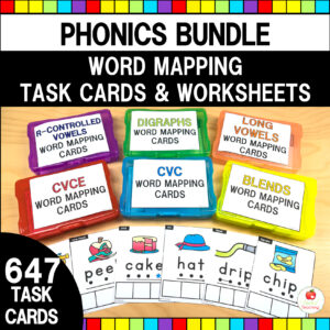 Phonics Word Mapping Bundle Cover