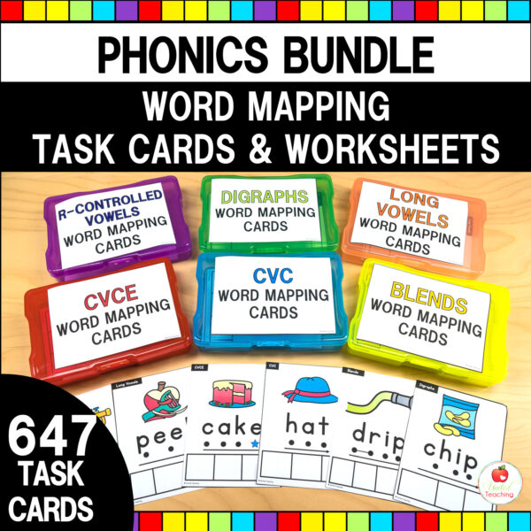 Phonics Word Mapping Bundle Cover