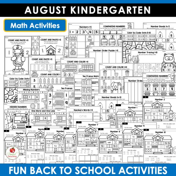 Kindergarten Math and Literacy Activities Bundle - Image 8