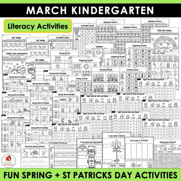 Kindergarten Math and Literacy Activities Bundle - Image 22