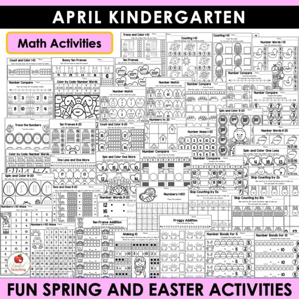 Kindergarten Math and Literacy Activities Bundle - Image 26