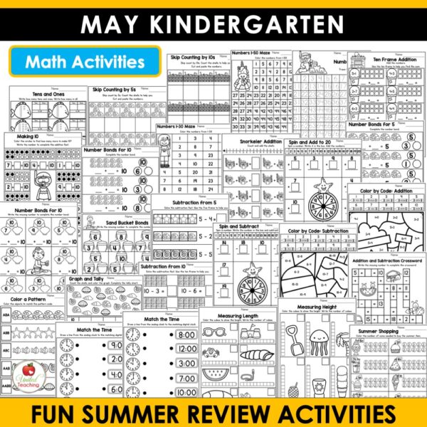 Kindergarten Math and Literacy Activities Bundle - Image 30