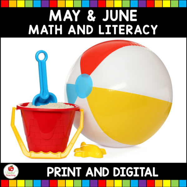May and June No Prep and Digital Activities for Kindergarten