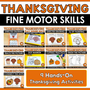 Thanksgiving Fine Motor Skills Bundle